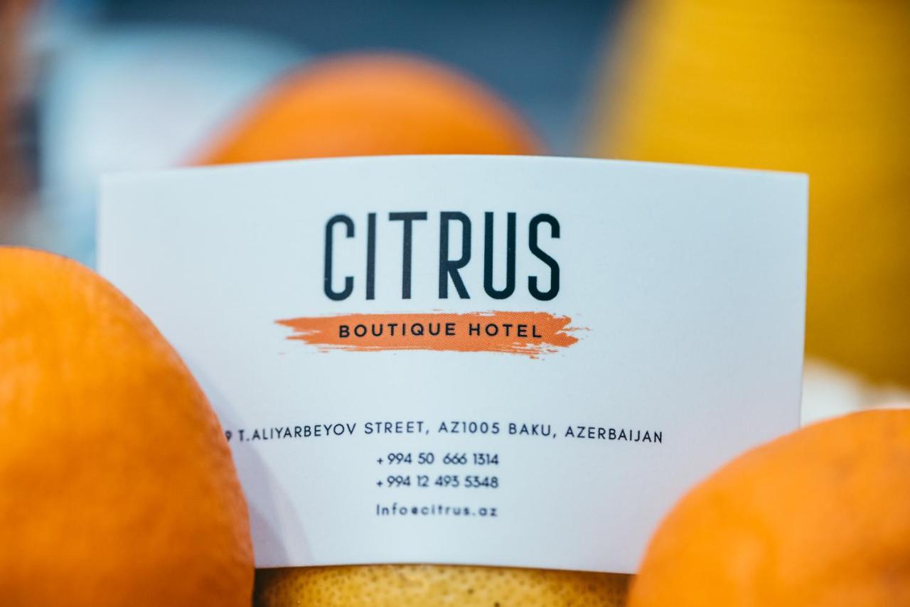Citrus Boutique Hotel Baku Exterior foto